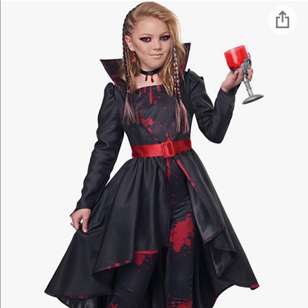 Bad bloods vampire costume for a girl
